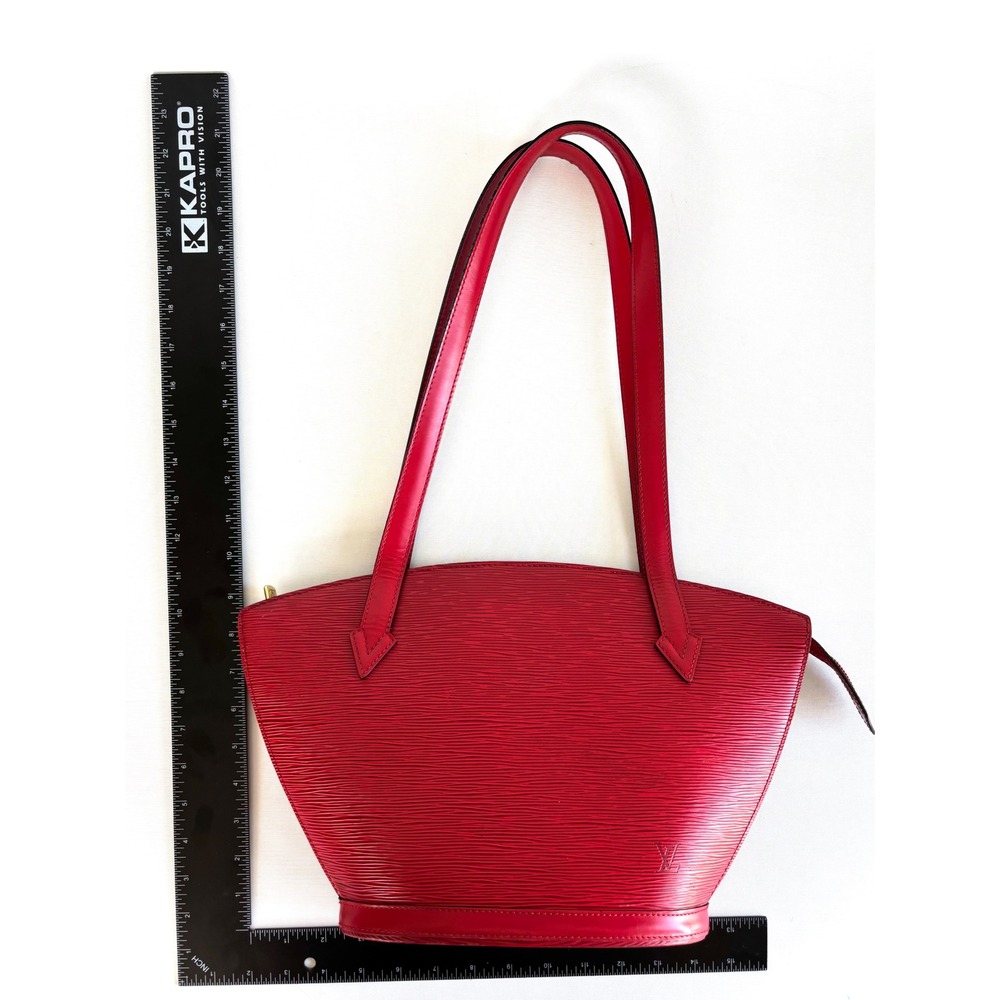 Louis Vuitton Saint Jacques PM Red Epi Leather Shoulder Bag Vintage 1998 AS0997 - Picture 5 of 10